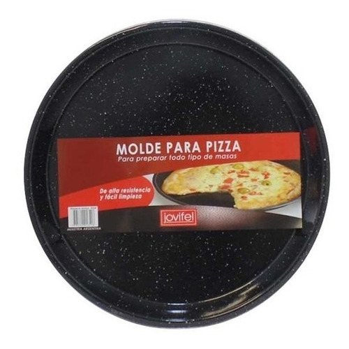 Molde Para Pizza Pizzera Enlozada 34 Cm Pettish Online