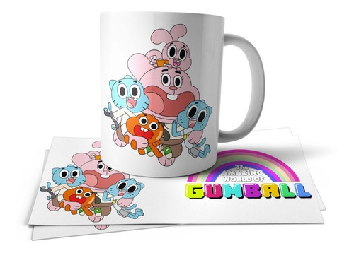 Increible Mundo De Gumball Familia Taza Tu Propio Estilo Blanco