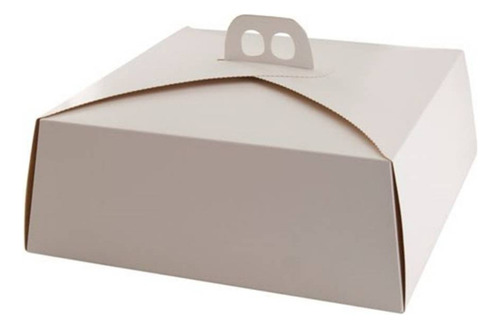 Caja Para Torta Pack 25 Unidades 35x 35 X 12 Cm