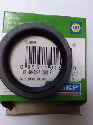 Estopera Skf 15805 Delantera Cigüeñal Honda Accord 