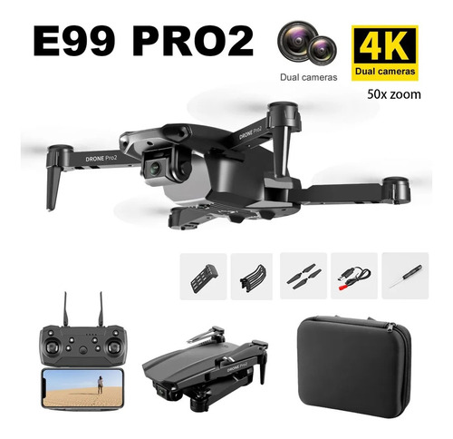 E99pro2 Drone Plegable 4k Hd Fotografía Aérea Cámara Dual 