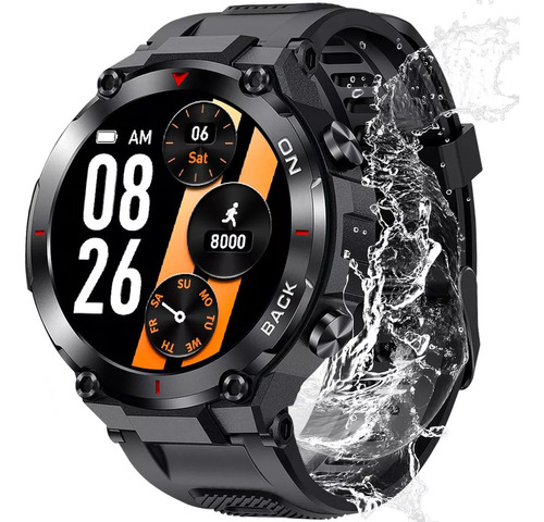 Reloj Inteligente Hombre Gps 5atm Impermeable 1.32martwatch