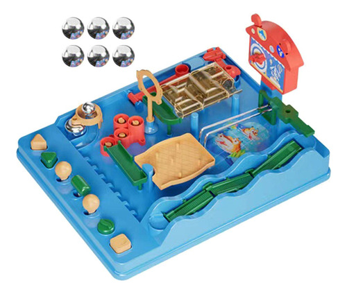 Pista De Carreras De , Juego Familiar, Mejora Las Azul