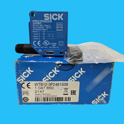 Sick Wtb12-3p2461s58 Sensor Fotoeléctrico De Proximidad