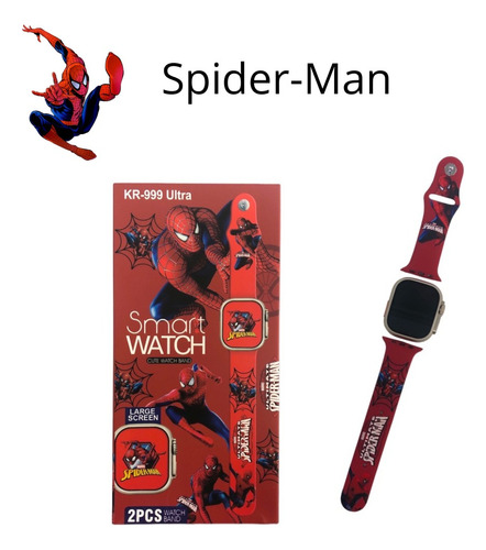 Reloj Inteligente Para Niños Super Héroes Spider Man 