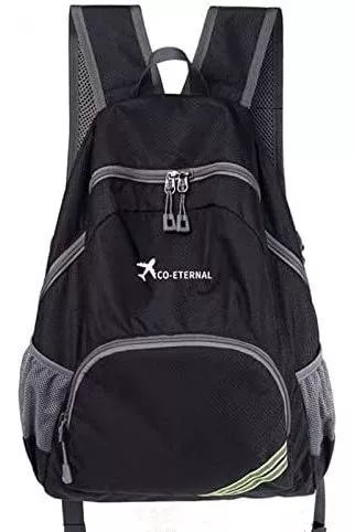 Mochila De Viaje Ligera Para Hombre Y Mujer-negra