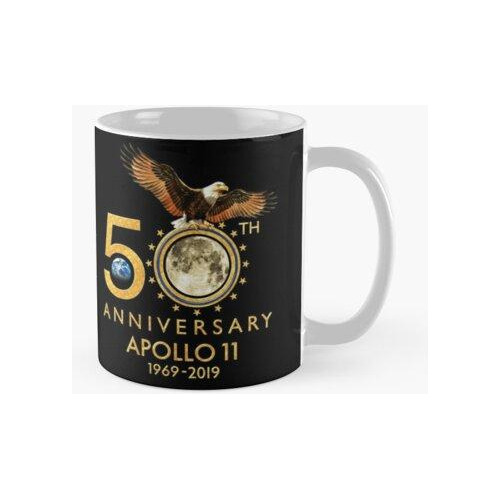 Taza 50 Aniversario Del Alunizaje Apolo 11 1969-2019 Calidad