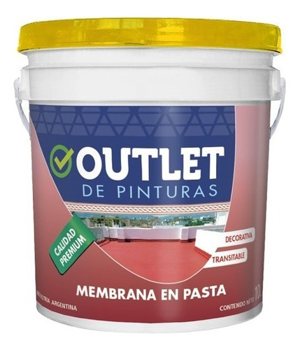 Membrana En Pasta Liquida Transitable Verde 10 Kilos