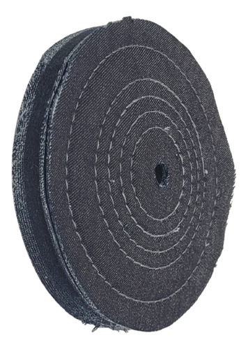 Kit Polimento Roda Pano 200mm Algodão Jeans Sisal + 3 Massas Cor Variada - Bege Branca Azul