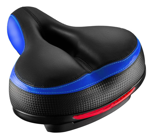 Asiento Bicicleta Cómodo Doble Absorción Impactos Espuma Vis