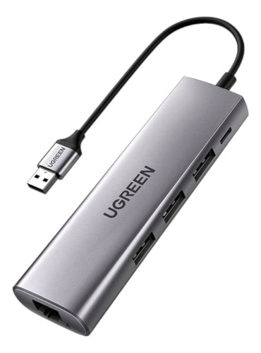 Hub Usb-a 5 En 1 3 Usb-a 3.0 Entrada Micro Usb