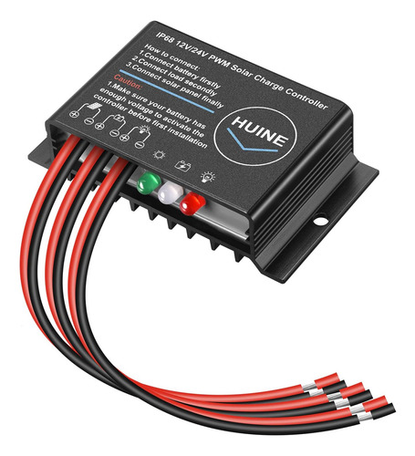 Controlador De Carga Solar Pwm Impermeable Ip68 De 20a ...