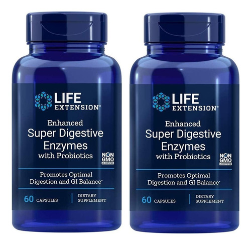 Enzimas Digestivas Life  60 Cap - - Unidad A $7237