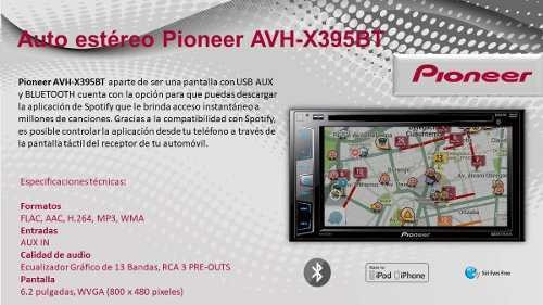 Sistema multimedia para vehículo Pioneer AVH-X395BT 