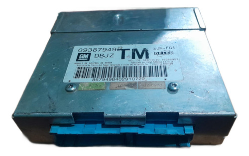 Computadora Chevrolet Corsa Argentino 09387949 Dbjz Ecm-f01