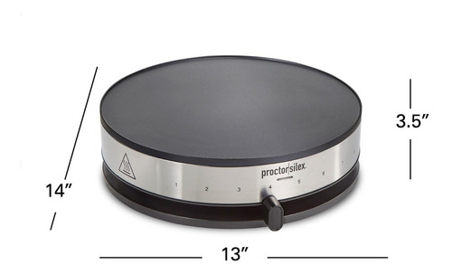Creepera Electrica Proctor Silex Antiadherente 120 V Color Plateado