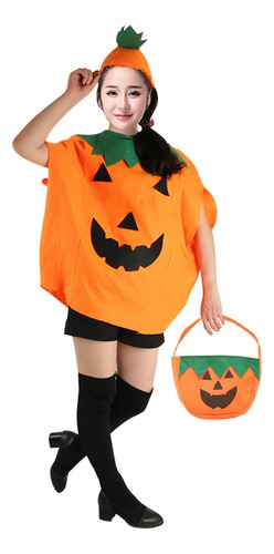 Cosplay De Calabaza De Halloween Para Adultos