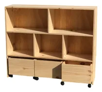 Comprar Juguetero Organizador Baúl, Pino 1,20x30x1