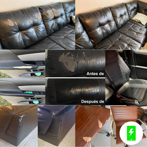 Sjrohe Vinil Fibra Parches Autoadhesivo Cuero Reparación 50cmx300cm Autoadhesivo Para Reparación Vinilo Cuero,vinil Para Autos Adecuado Para Sofás, Muebles,asientos Automóviles,interior,grietas Negro