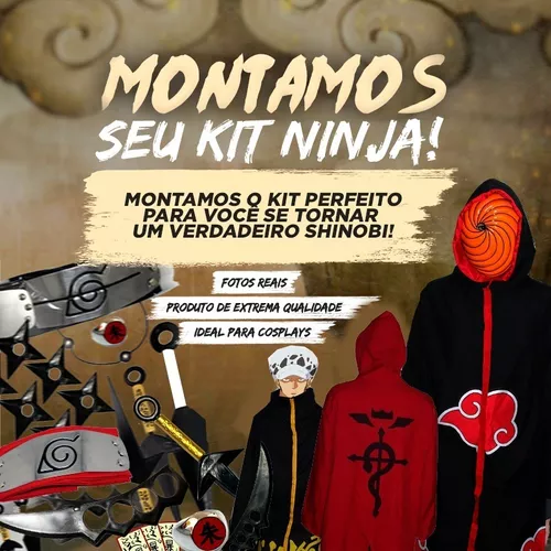 Kit ninja Naruto Kunai Naruto Shuriken Bandana Névoa Kisame +