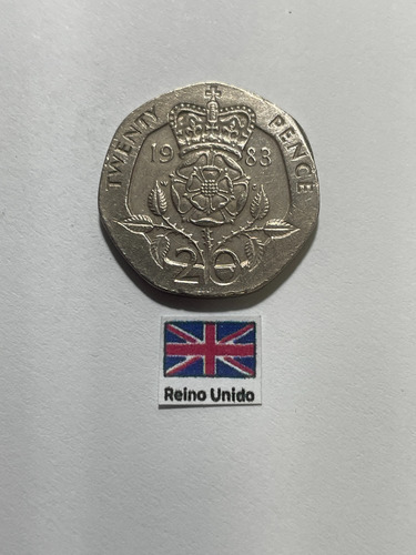 Moeda 20 Pence 1983, In 143 Inglaterra (Usado)