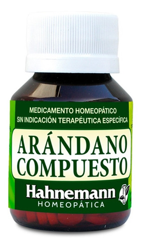 Arandano Compuesto 90 Tabletas Hahnemann