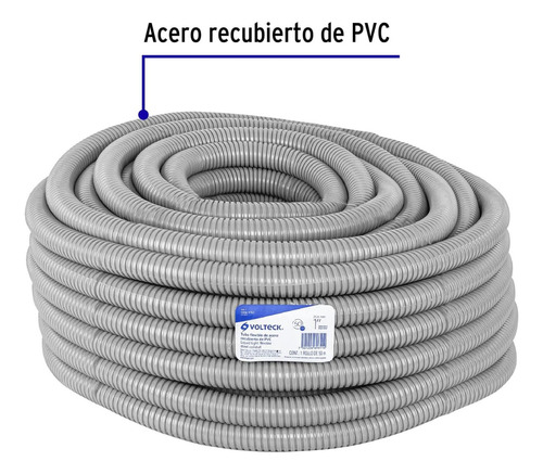 Tubo Conduit Flexible Licuatite Liquidtight 1in Rollo De 10m