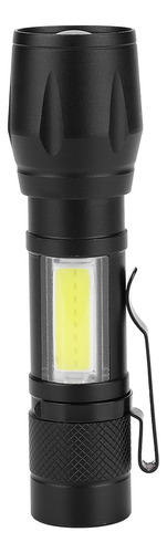 Linterna Portátil, Ligera, Recargable Por Usb, Led Cob
