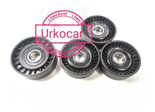 Imagen 4 de 4 de Kit Poleas Poly V Vw Vento 2.5 Equipadas Con Rodamiento Skf