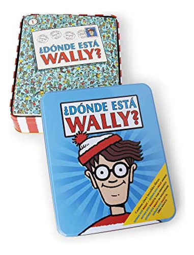  Donde Esta Wally Caja Metalica Con Cinco Increibles Libros 