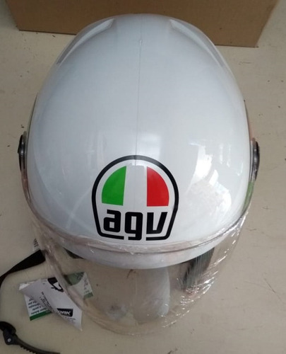Kit Adesivos Agv Para Capacetes (2 Cartelas Com 4 Adesivos)