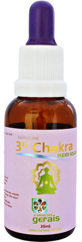 Composto Floral 3º Chakra Plexo Solar Florais Das Gerais30ml