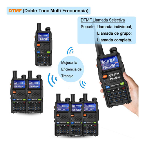 Baofeng Radios Largo Alcance 14w+ 3800mah U/vhf Lcd Mic Usbc