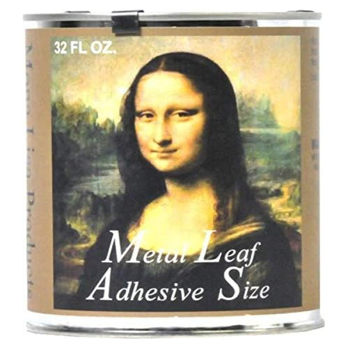 Adhesivo De Hoja De Metal Mona Lisa Hojas De Oro Y Plat...