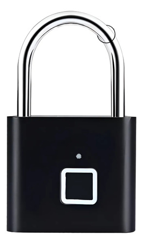 Candado Huella Digital Candados Tactil Resistente Fuerte Usb Negro