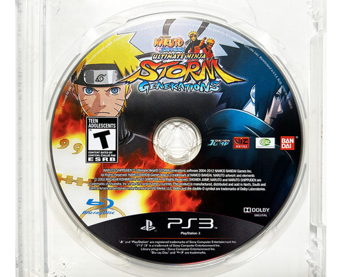 Naruto Ultimate Ninja Storm Generations Ps3 - Playstation 3 (Usado)