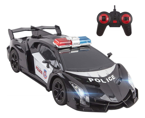 Vokodo Police Rc Car Super Exotic 12 Pulgadas 1:16 Tamaño De