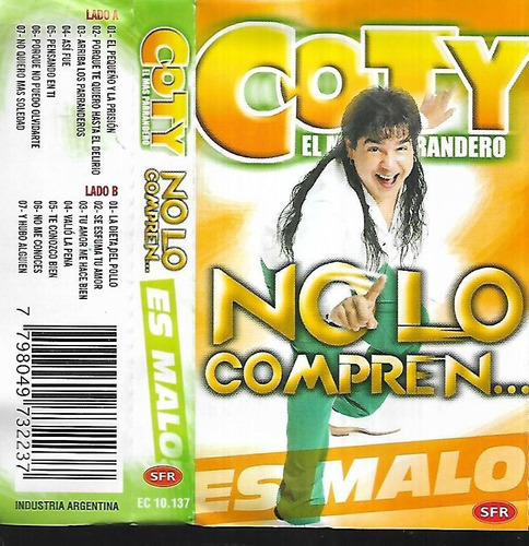 Coty Album No Lo Compren Es Malo Sello Sfr Cassette