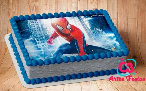 Homem Aranha Spider Man M05 - Papel De Arroz Para Bolo