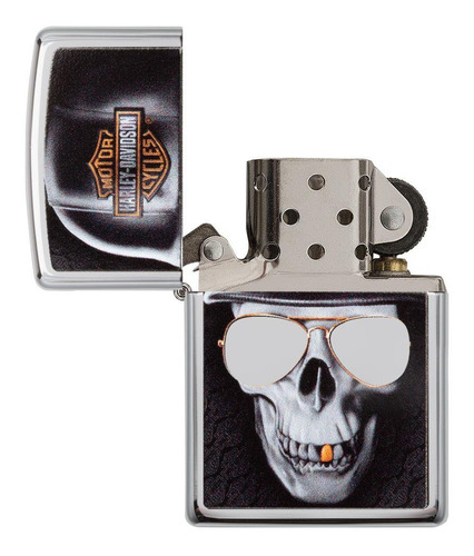 Imagen 3 de 6 de Encendedor Zippo Modelo Harley Davidson 29739 Garantia