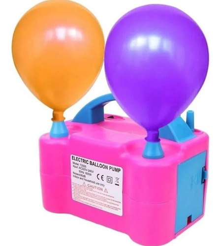 Inflador De Globos Electrico 600w Doble Boquilla