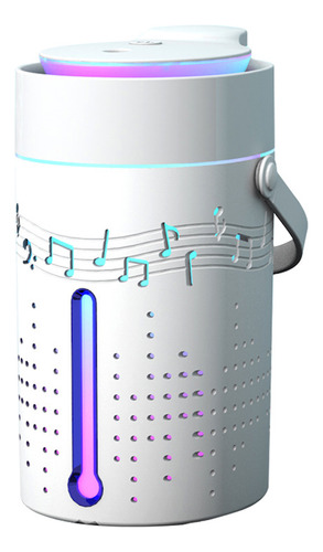 Humidificador De Niebla 1000ml Con Altavoz Bluetooth.luz C