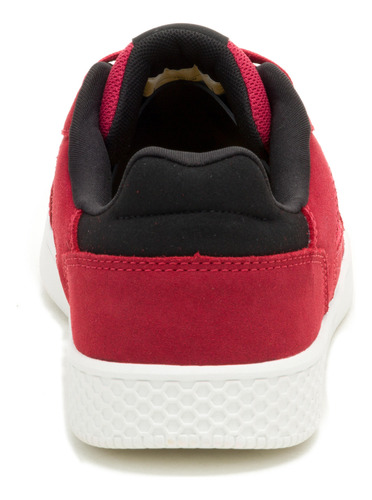 Zapatilla Hombre Pause Retro T-toe Rojo Cat