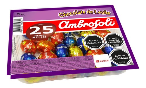 Ambrosoli Huevitos De Pascua Chocolate 212 Gr