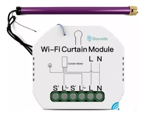 Switch Para Cortina/persiana Zigbee | Tuya Smart | Domótica