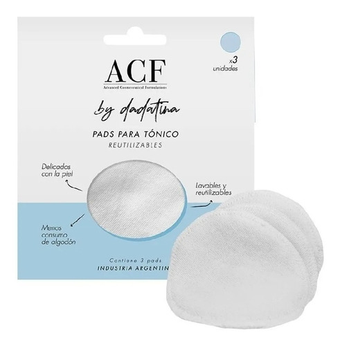 Eco Pads Exfoliantes Reutilizables X3 Acf By Dadatina