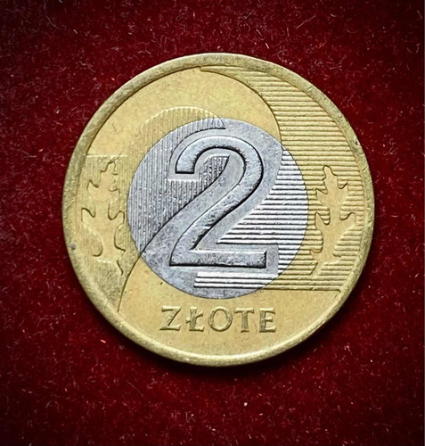 Moneda 2 Zlote Polonia 1995 Bimetalica Y 283