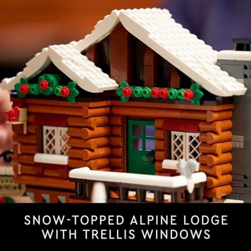 Lego Alpine Lodge Set Para Adultos Cabaña Invierno 10325