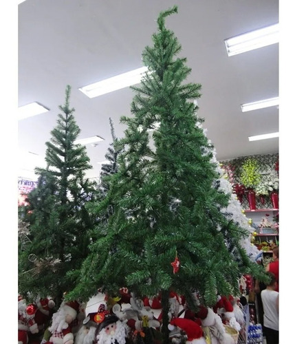 Árvore De Natal Simples Verde 2,10 Metros Barata Promoção! | Frete grátis