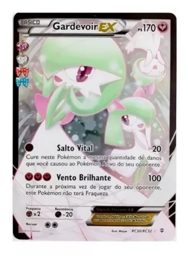 Carta de pokémon TCG - Gardevoir ex (14/25) - CELEBRAÇÕES (CARTA  HOLOGRAFICA)- Comemoração de 25 anos